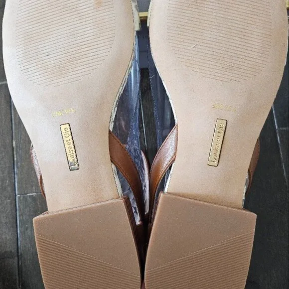 [New with Box] Louise et Cie Women Sandals, Alessa, Snake Print, Size 8 - Picture 4 of 8